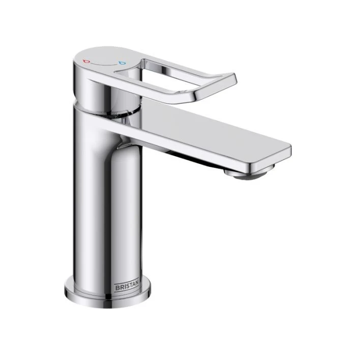 Saffron Small Basin Mixer with Waste Chrome