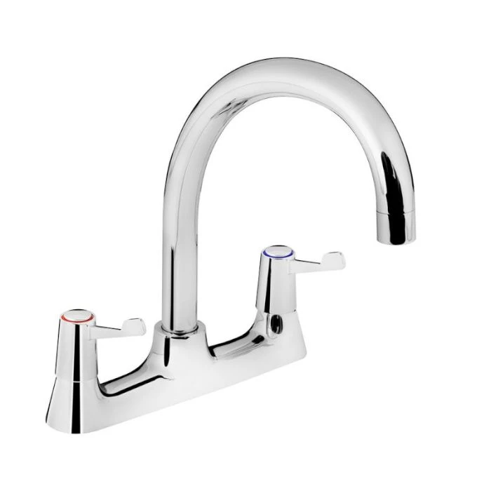 Value Lever Deck Sink Mixer 3 Inch Levers
