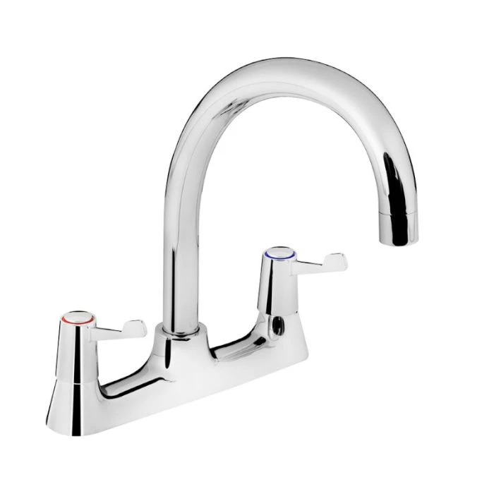 Value Lever Deck Sink Mixer 6 Inch Levers