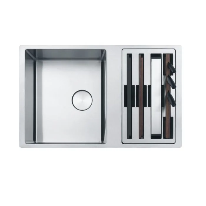 Franke Box Centre (BWX 120 41-27 REV) 1 Bowl Sink Stainless Steel