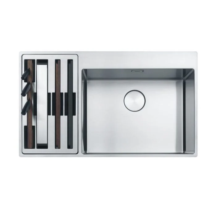 Franke Box Centre (BWX 220 54-27 LHSB) 1 Bowl Sink Stainless Steel