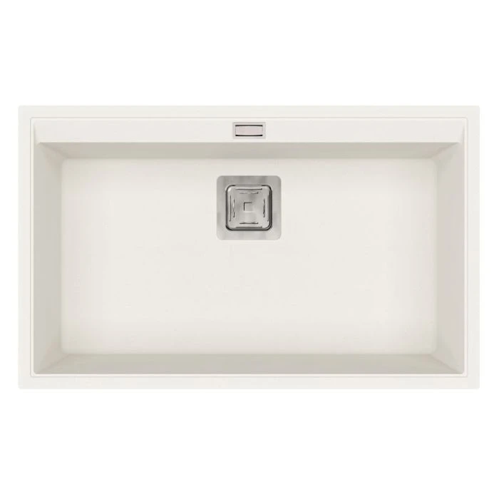 Capri Single Large Bowl Sink Blizzard