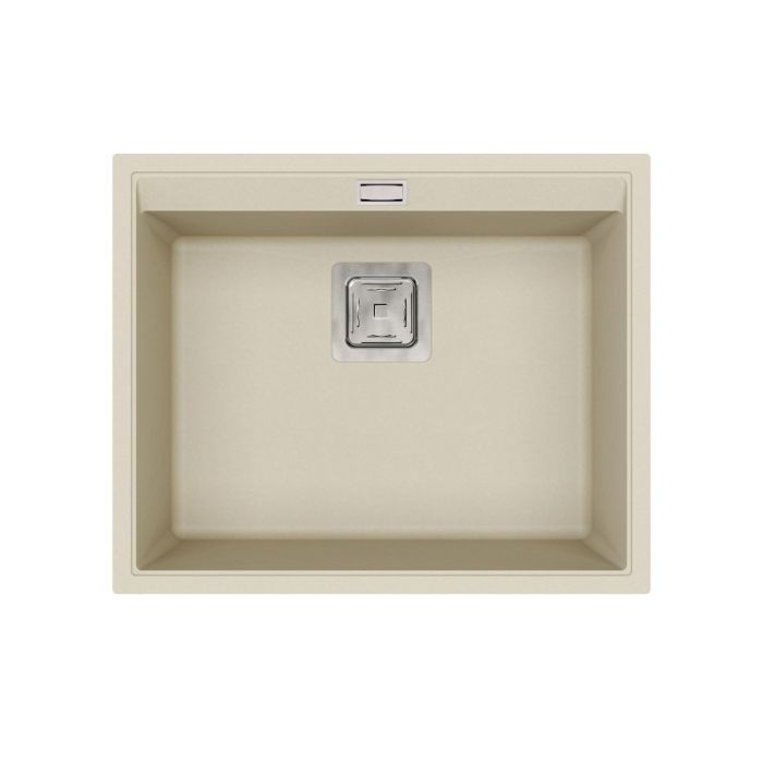 Capri Single Bowl Sink Nude