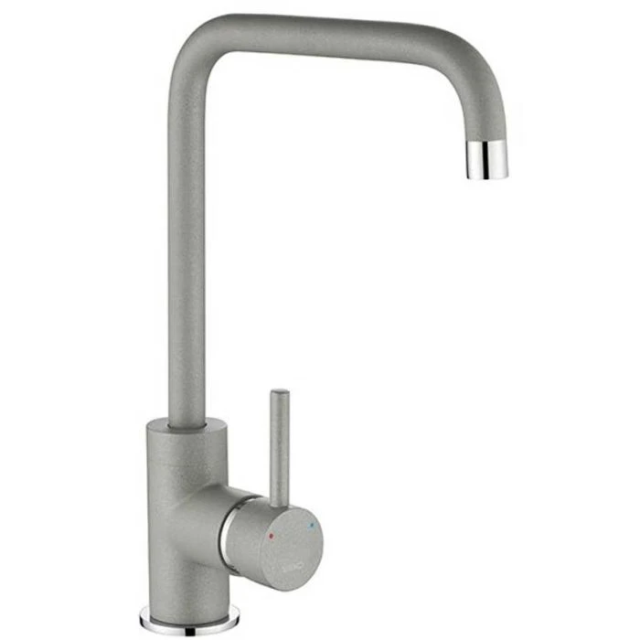 Cascata Square Spout Sink Mixer Grey