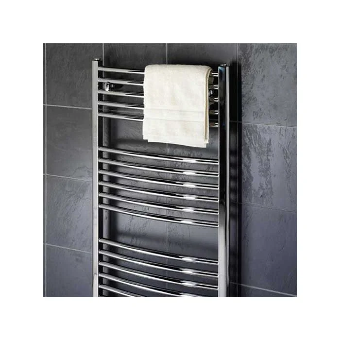 Design Curved 500 x 1200 Towel Rail Chrome