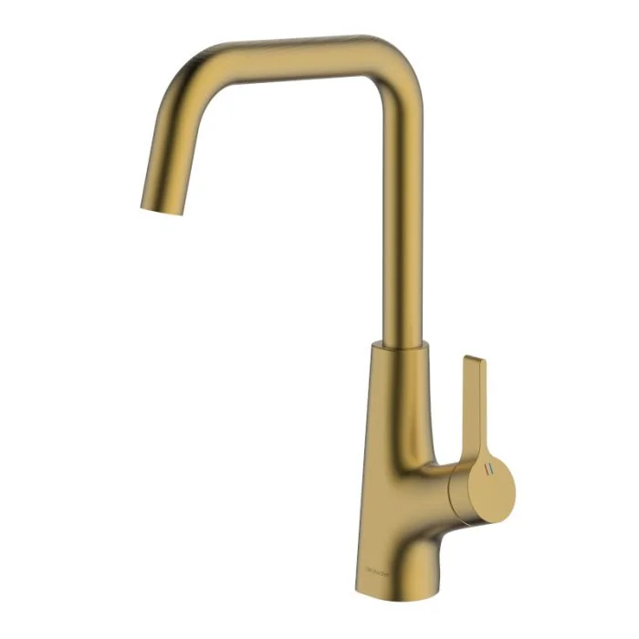 Azia Motion Sensor Monobloc Mixer Tap Brushed Brass