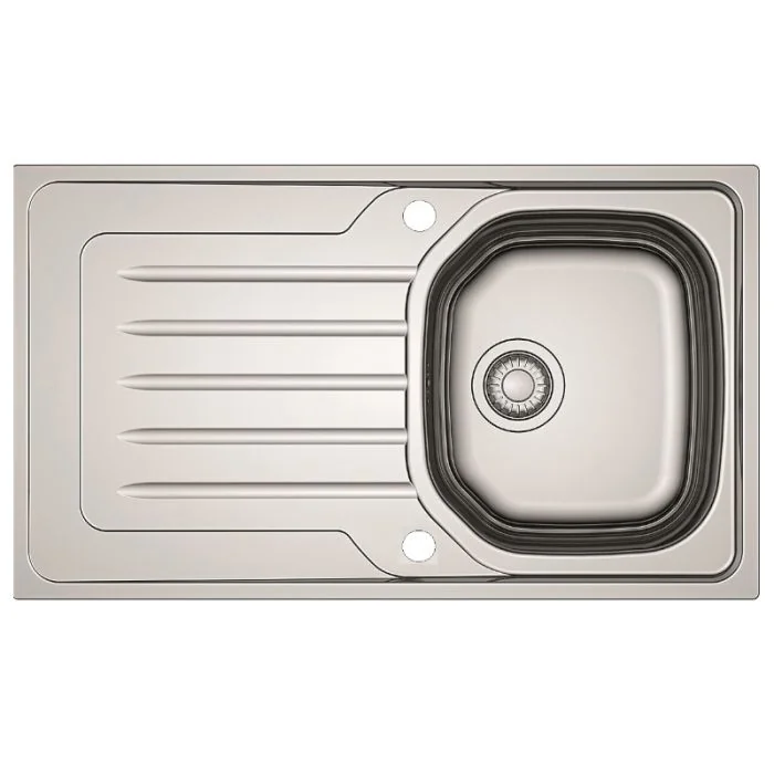 Bolero 1 Bowl Inset Kitchen Sink Stainless Steel
