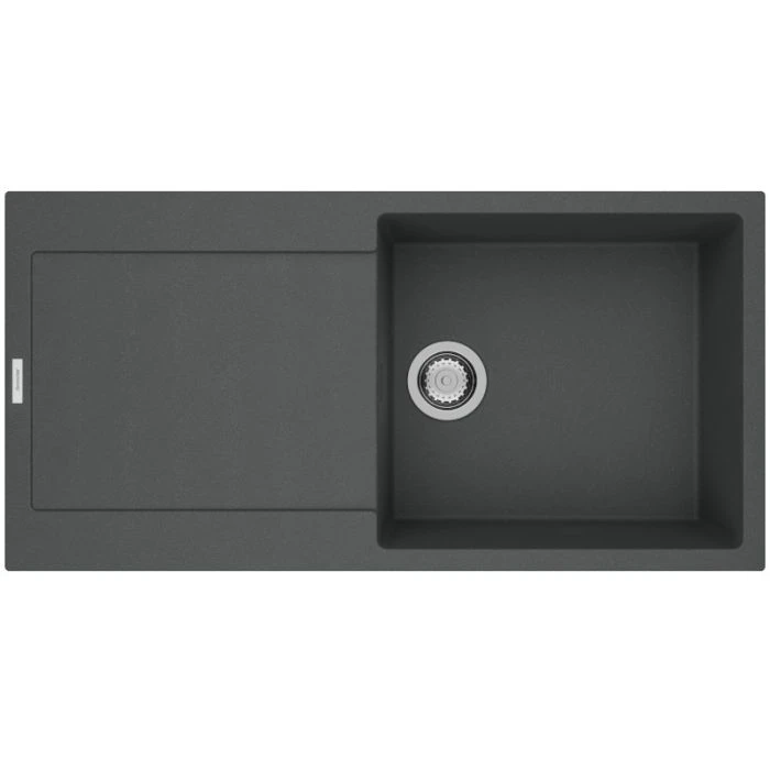 Carina 1 Large Bowl Inset Sink Basalt