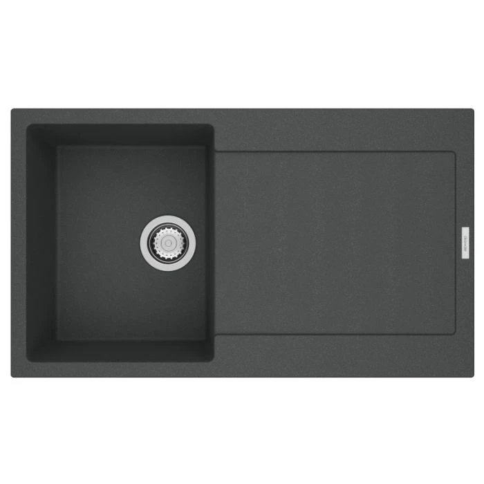 Carina 1 Small Bowl Inset Sink Basalt