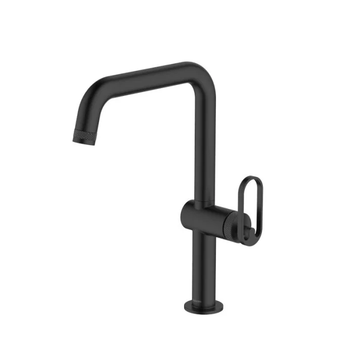 Juno Monobloc Mixer Kitchen Tap Matt Black