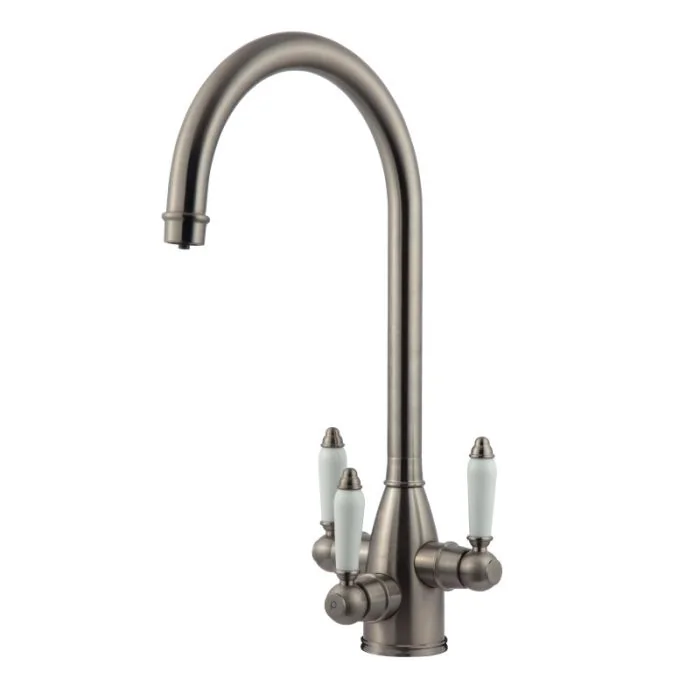 Krypton Tri-Spa Filter Tap with Swivel Spout Brushed Nickel
