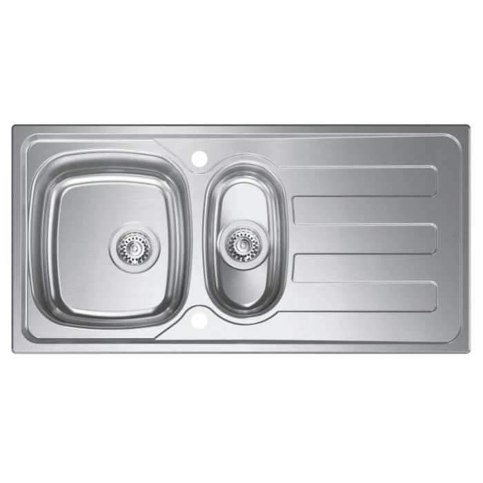 Kudos 1.5 Bowl Inset Kitchen Sink Stainless Steel