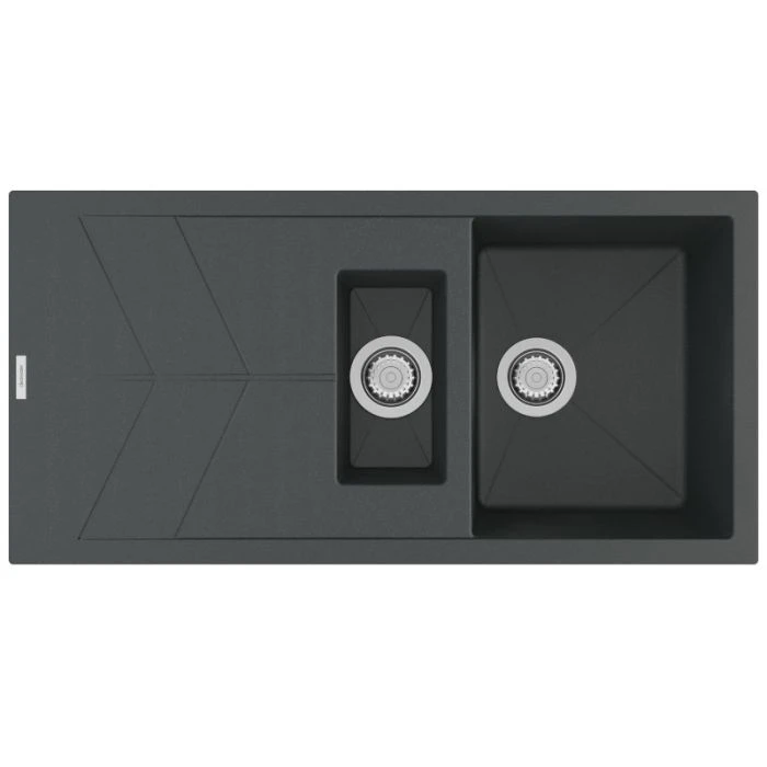 Rio 1.5 Bowl Inset Sink Basalt