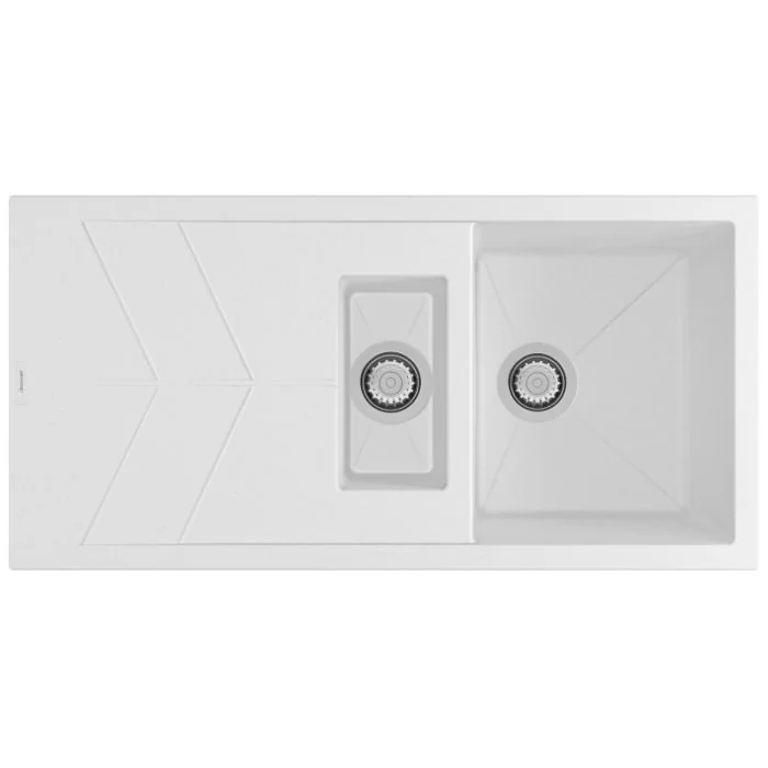 Rio 1.5 Bowl Inset Sink Polar White