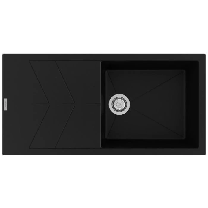 Rio Single Bowl Inset Sink Nero