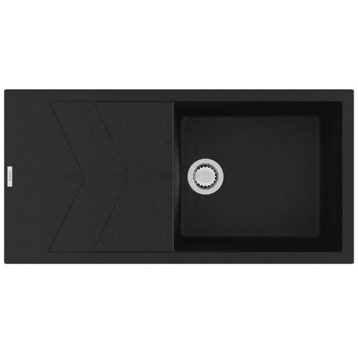 Rio Single Bowl Inset Sink Onyx