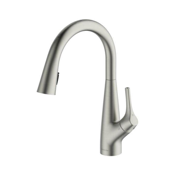 Rosetta Pull Out Spray Filter Mixer Tap Brushed Nickel