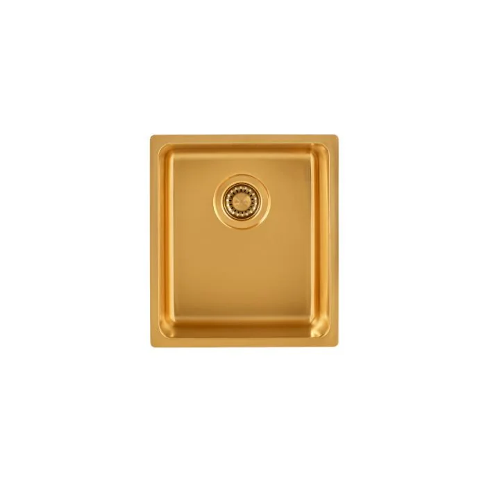 Salsa PVD SA35BB Undermount 1 Bowl Sink Brass