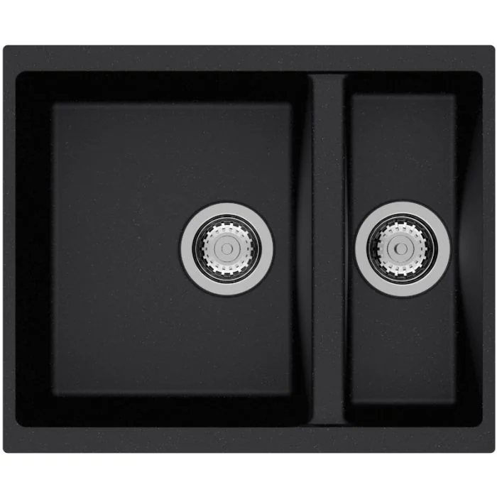 Siena 1.5 Bowl Inset or Undermount Sink Onyx