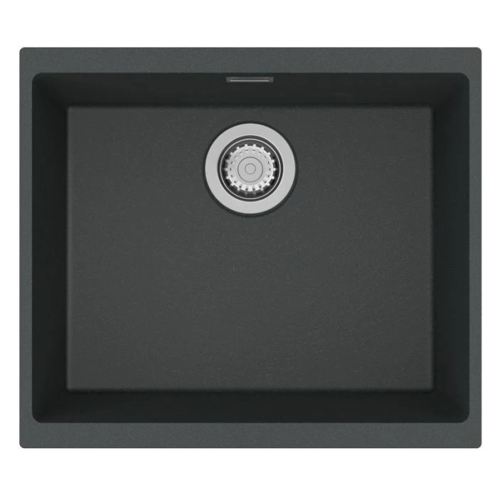 Siena 1 Large Bowl Inset or Undermount Sink Basalt
