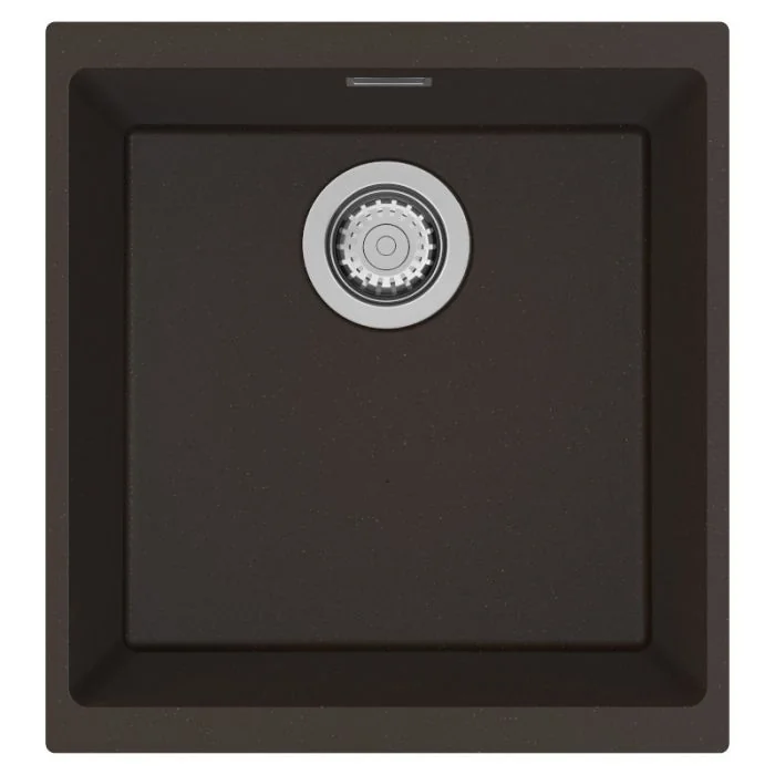 Siena 1 Medium Bowl Inset or Undermount Sink Mocha