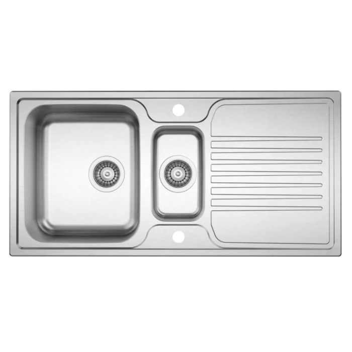 Starline 1.5 Bowl Kitchen Sink Stainless Steel