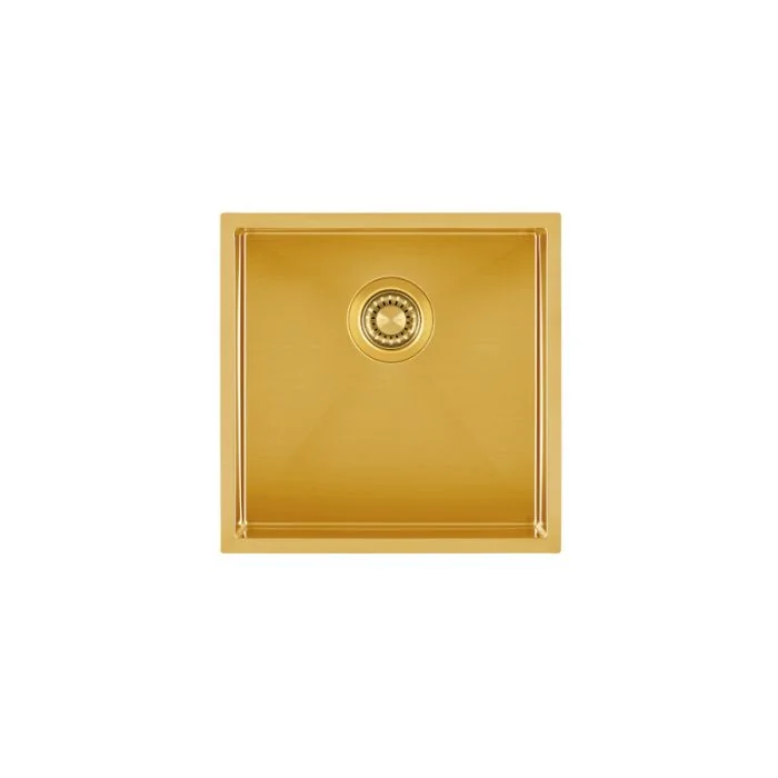 Volta PVD VL400DBB Undermount 1 Bowl Sink Brass