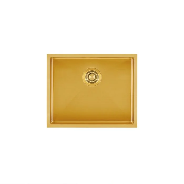 Volta PVD VL500DBB Undermount 1 Bowl Sink Brass