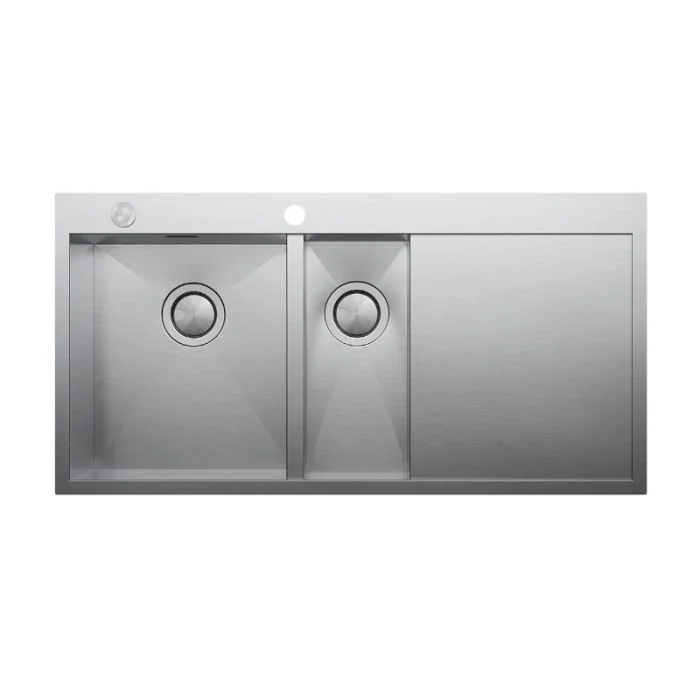 Zenith 1.5 Bowl RHSB Inset Sink Stainless Steel