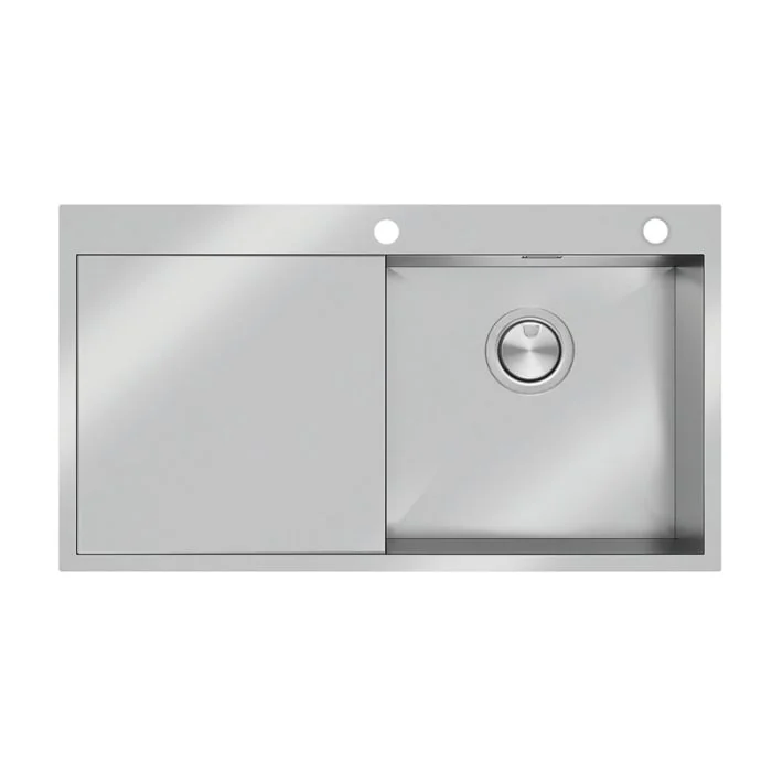Zenith 1 Bowl LHD Inset Sink Stainless Steel