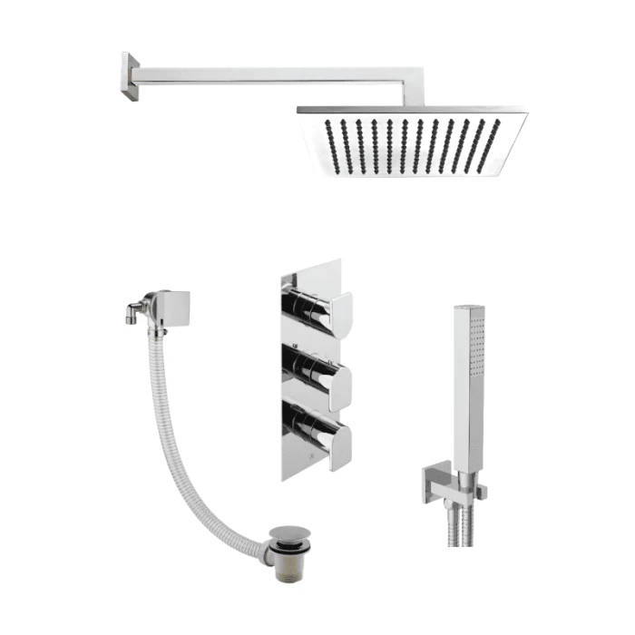 Form 3-Way Thermostatic Shower Pack Chrome