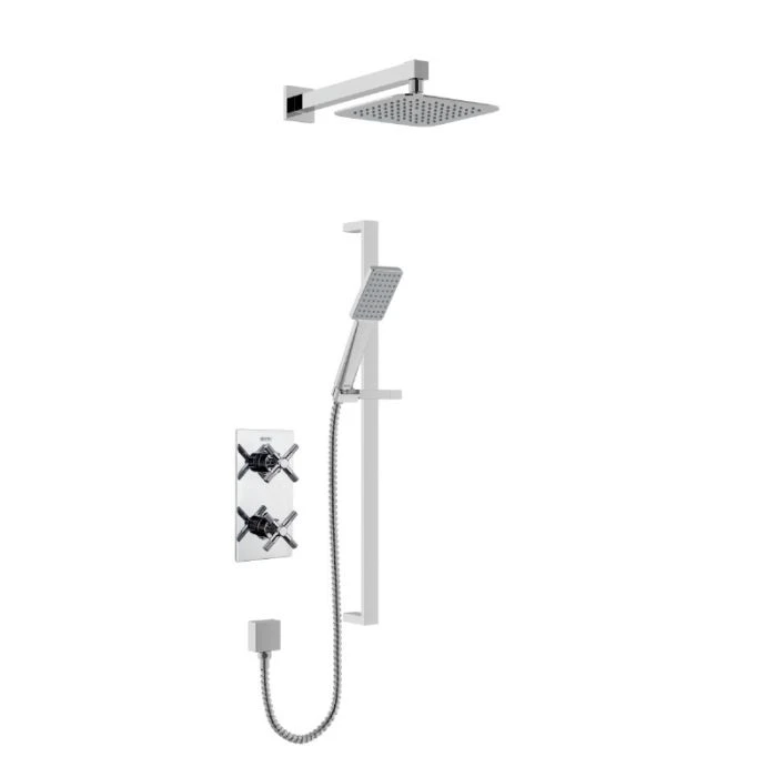 Cruzar 2-Way Recessed Shower Valve Kit Chrome