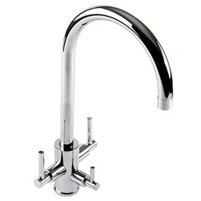 Curvato Trio Water Filter Sink Mixer Chrome