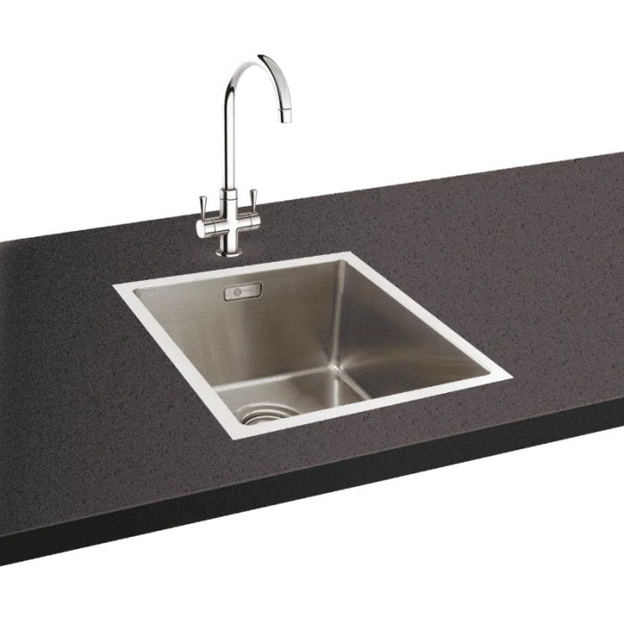 Carron Phoenix Deca 100 1 Bowl Sink Stainless Steel