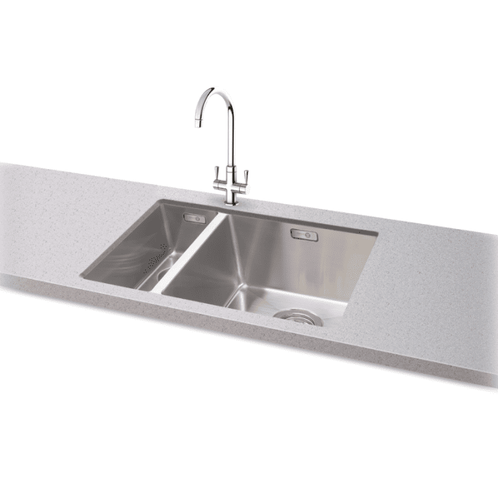 Carron Phoenix Deca 150 1.5 LHSB Bowl Sink Stainless Steel
