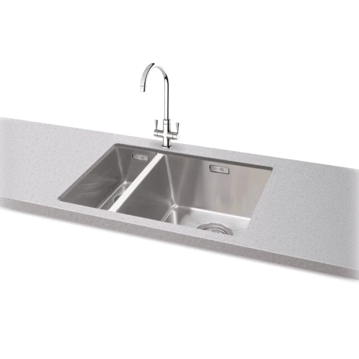 Carron Phoenix Deca 150 1.5 LHSB Bowl Sink Stainless Steel