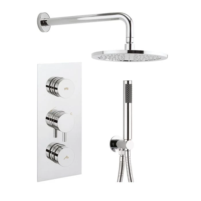 Dial Valve 2 Control Kai Lever Trim Pencil Handset and Fixed Head