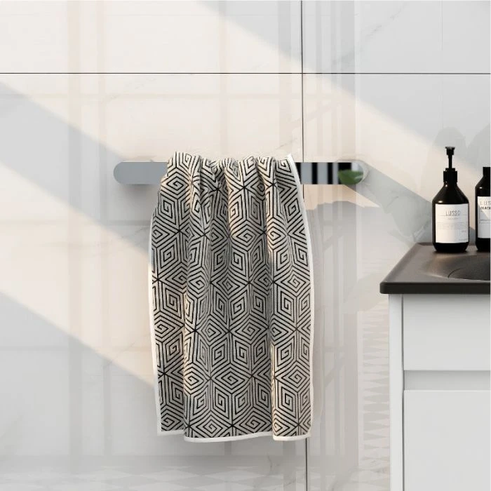 Round 340mm Towel Bar Chrome