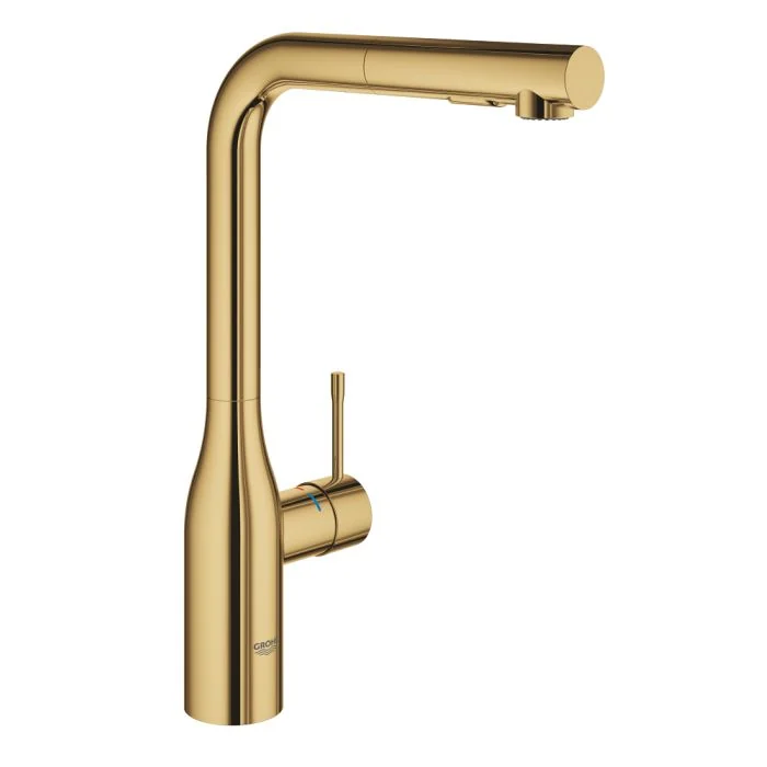 Essence Single lever Sink Mixer Pull Out Spray Brushed Cool Sunrise 30270GN0