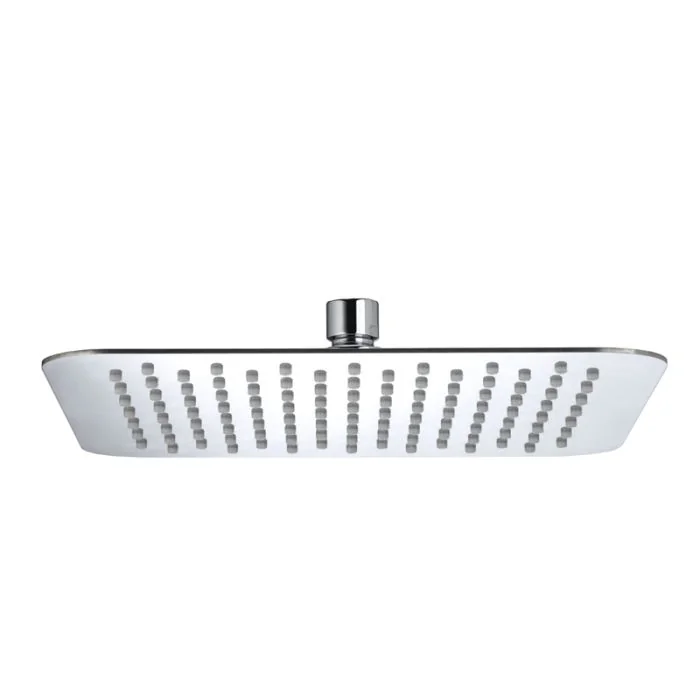250mm Slimline Square Fixed Head