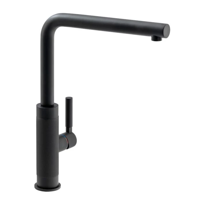 Franke Tessuto L Spout Monobloc Sink Mixer Matt Black