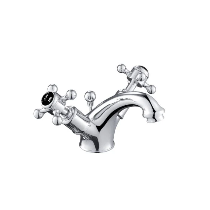 Grosvenor Black Pinch Basin Mixer Chrome