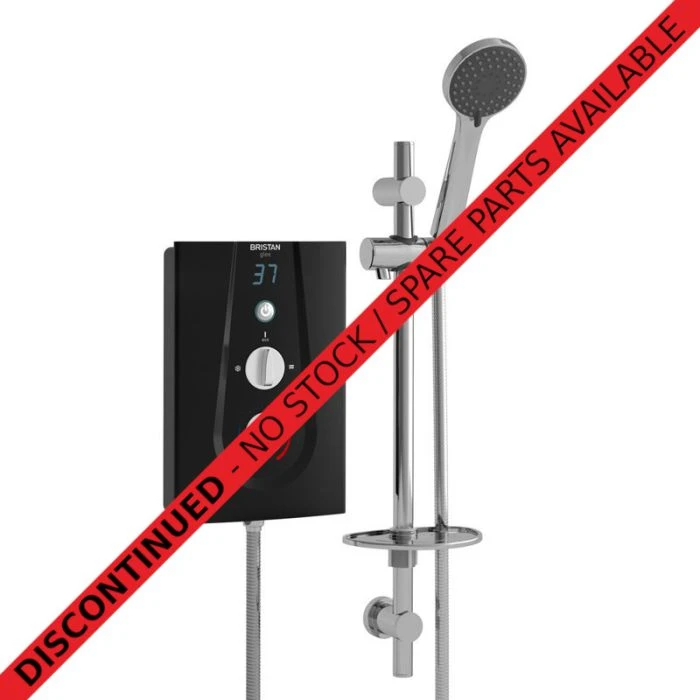 Glee 10.5kW Electric Shower Black