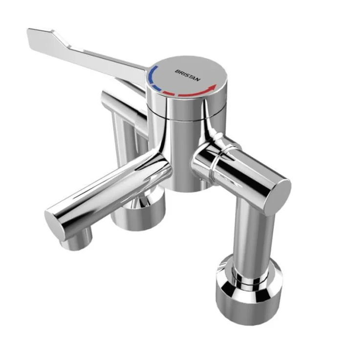 Single Control Deck Mounted Basin Mixer