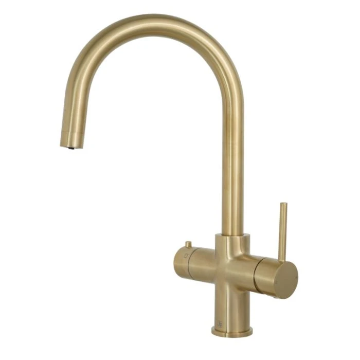 JTP 4in1 Filtered and Boiling Water Tap Brushed Brass