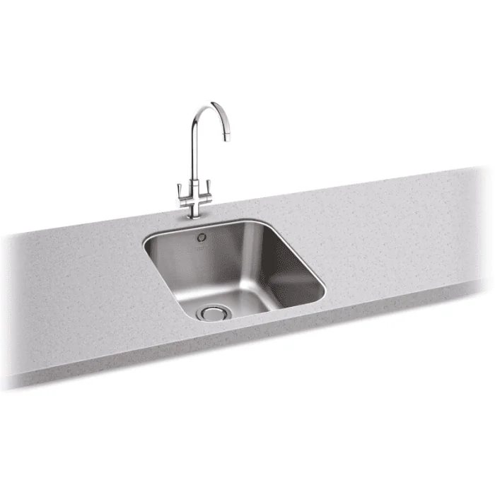 Carron Phoenix Ibis 100U 1 Bowl Undermount Sink Stainless Steel