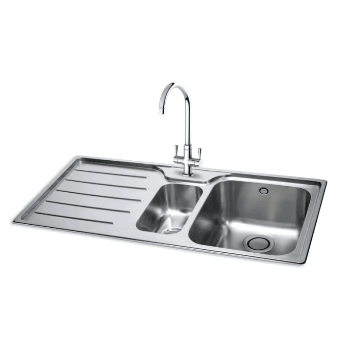 Carron Phoenix Ibis 150 1.5 Bowl LHD Inset Sink Stainless Steel