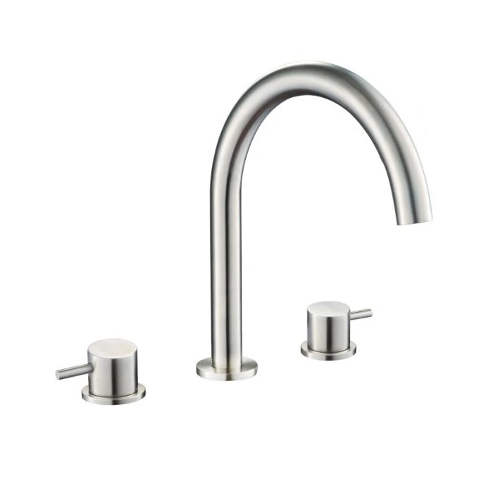 Inox Stainless Steel 3-Hole Deck Basin Mixer