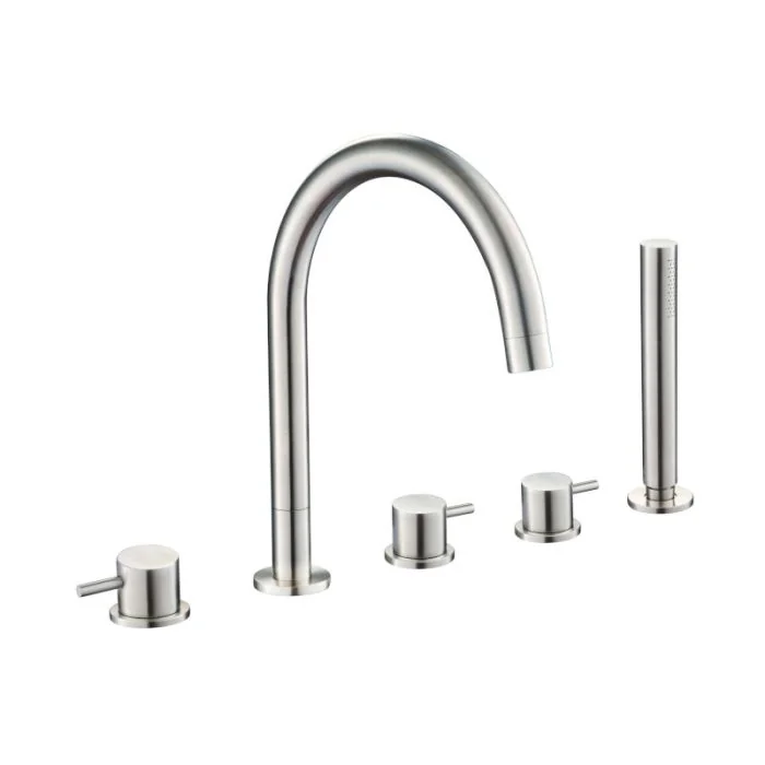 Inox Stainless Steel 5-Hole Bath Shower Mixer
