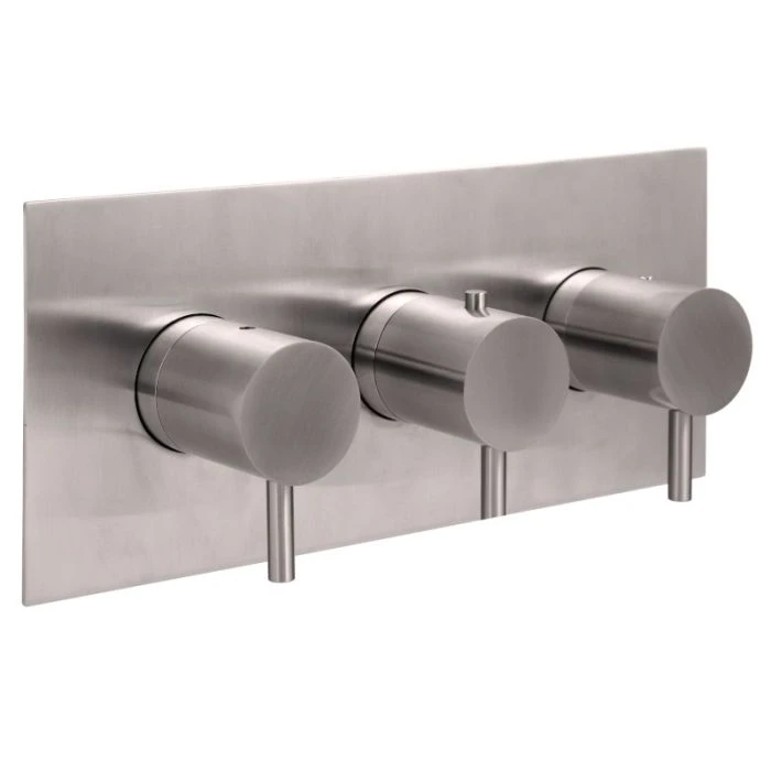 Inox Horizontal 2-Way Stainless Steel Thermostatic Shower